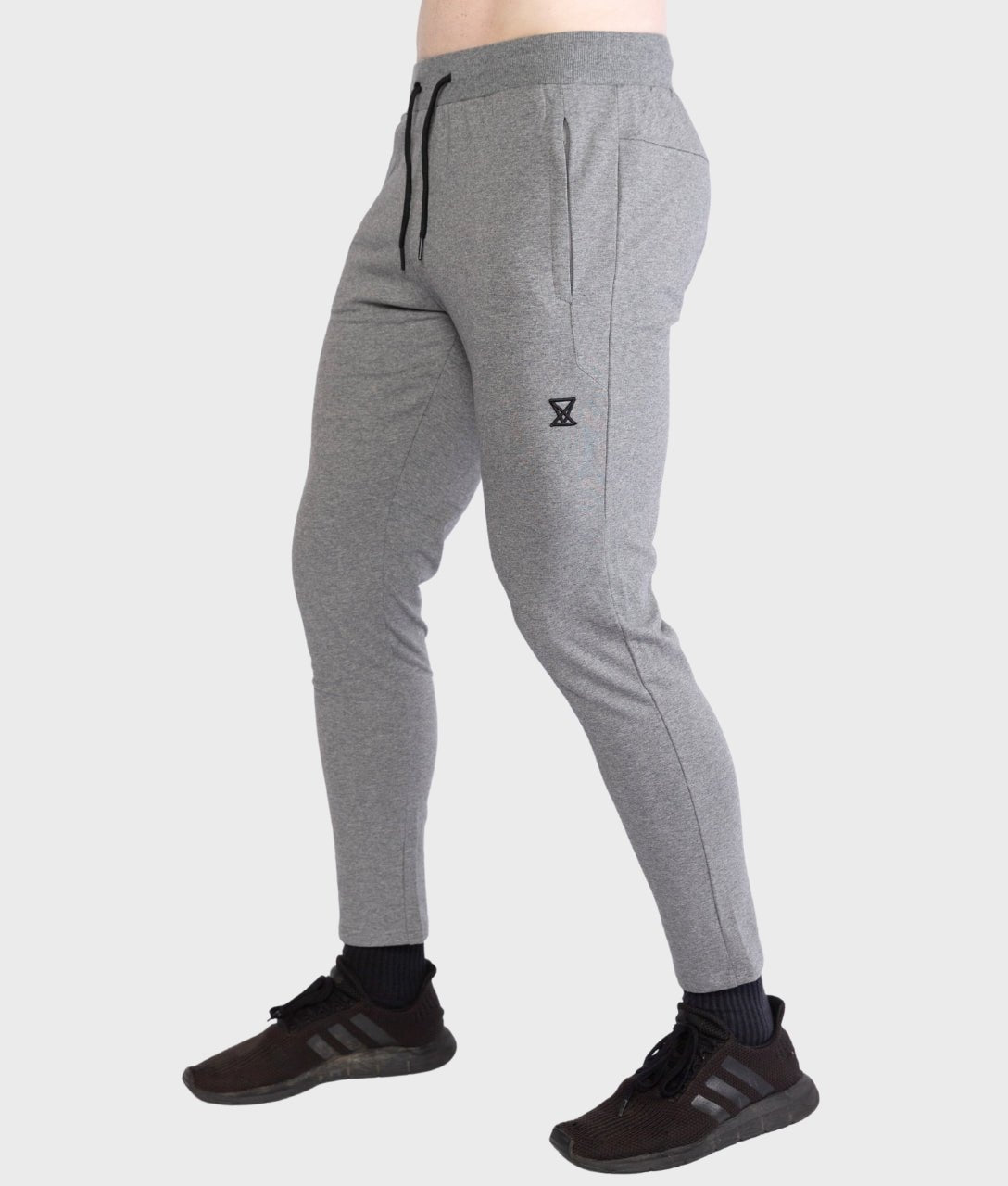 Grey gym online joggers