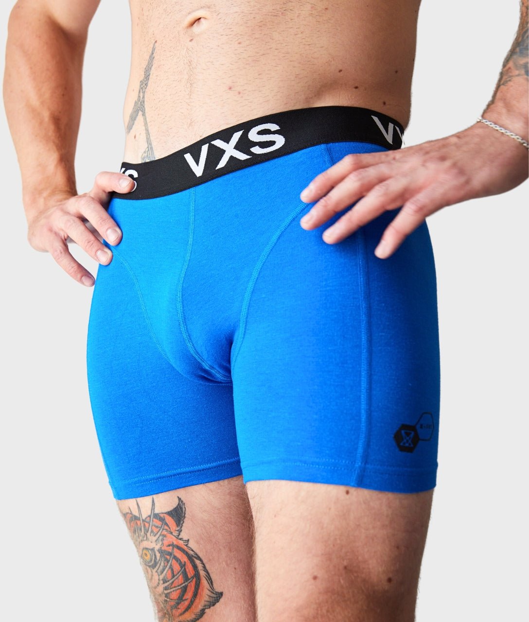 Bamboo Boxer Shorts 2 Pack [Blue/Black] - VXS GYM WEAR