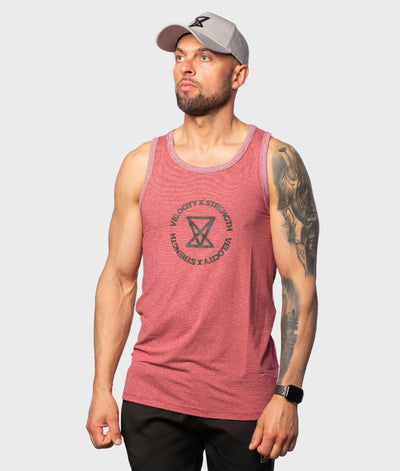 Icon Tank Top [Red] - VXS GYM WEAR